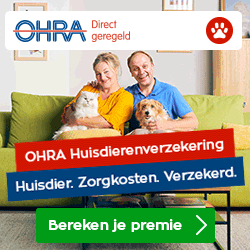 OHRA Huisdierenverzekering, Huisdier, zorgkosten, verzekerd. Bereken je premie op ohra.nl/huisdierenverzekering. 